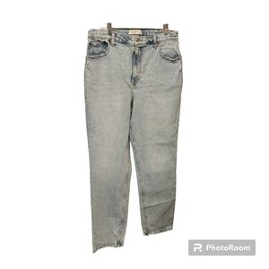 Abercrombie & Fitch The 90's Straight Ultra High Rise Jeans 33/16 Curve Love